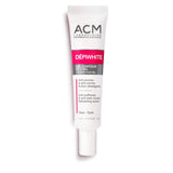 ACM Depiwhite eye gel container on a white background