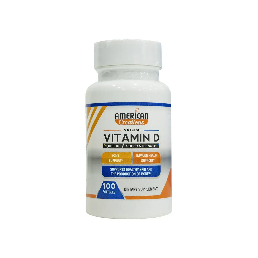 AmericanCreationsVitaminD5000IU100Softgels