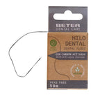 BETER DENTAL FLOSS - ACTIVATED CHARCOAL 50M 