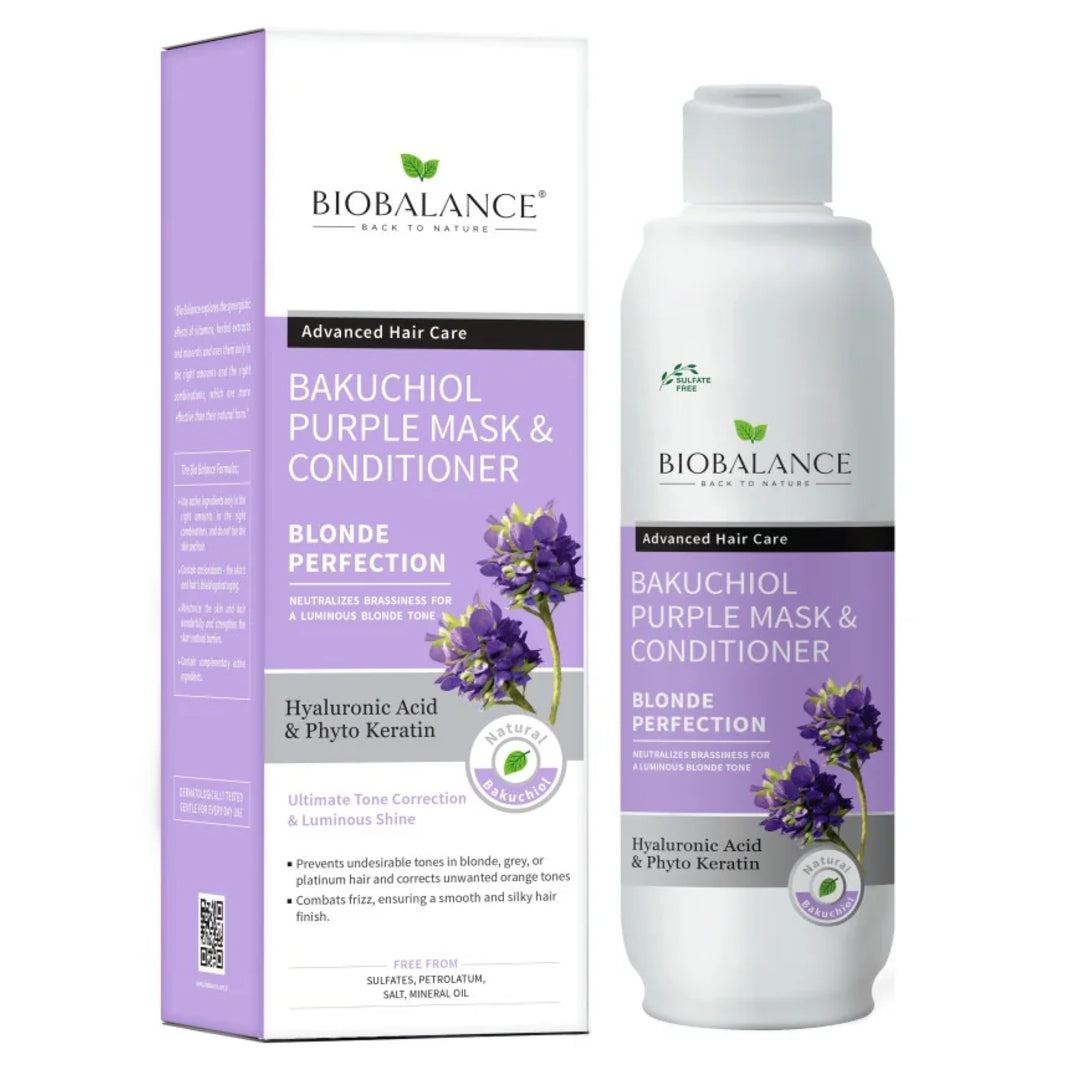 BIO BALANCE Bakuchiol Purple Mask And Conditioner 330ml