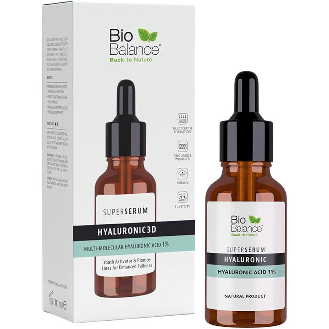 BIO BALANCE Hyalu Plump Multi Molecular Hyaluronic Acid 1% Super Serum 30ml