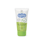 Tube of 'Babble' facial cream on a white background