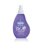 Purple bottle of Bobble detangling conditioner on a white background