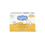 Box of Bebble cream soap with camomile extract on a white background