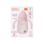 Bebina Strawberry Baby Bottle +6m, 240 ml - light pink