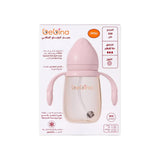 Bebina Strawberry Baby Bottle +6m, 240 ml - light pink