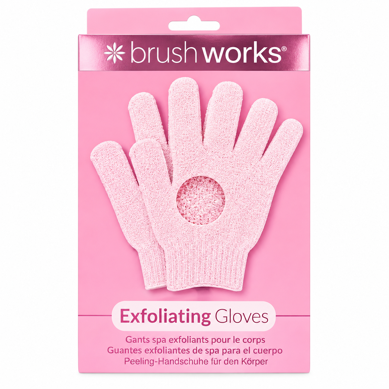 Brushworks Bath Exfoliating Gloves