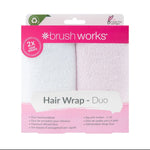 Brushworks Microfiber Hair Drying Towels - Large Size