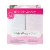 Brushworks Microfiber Hair Drying Towels - Large Size