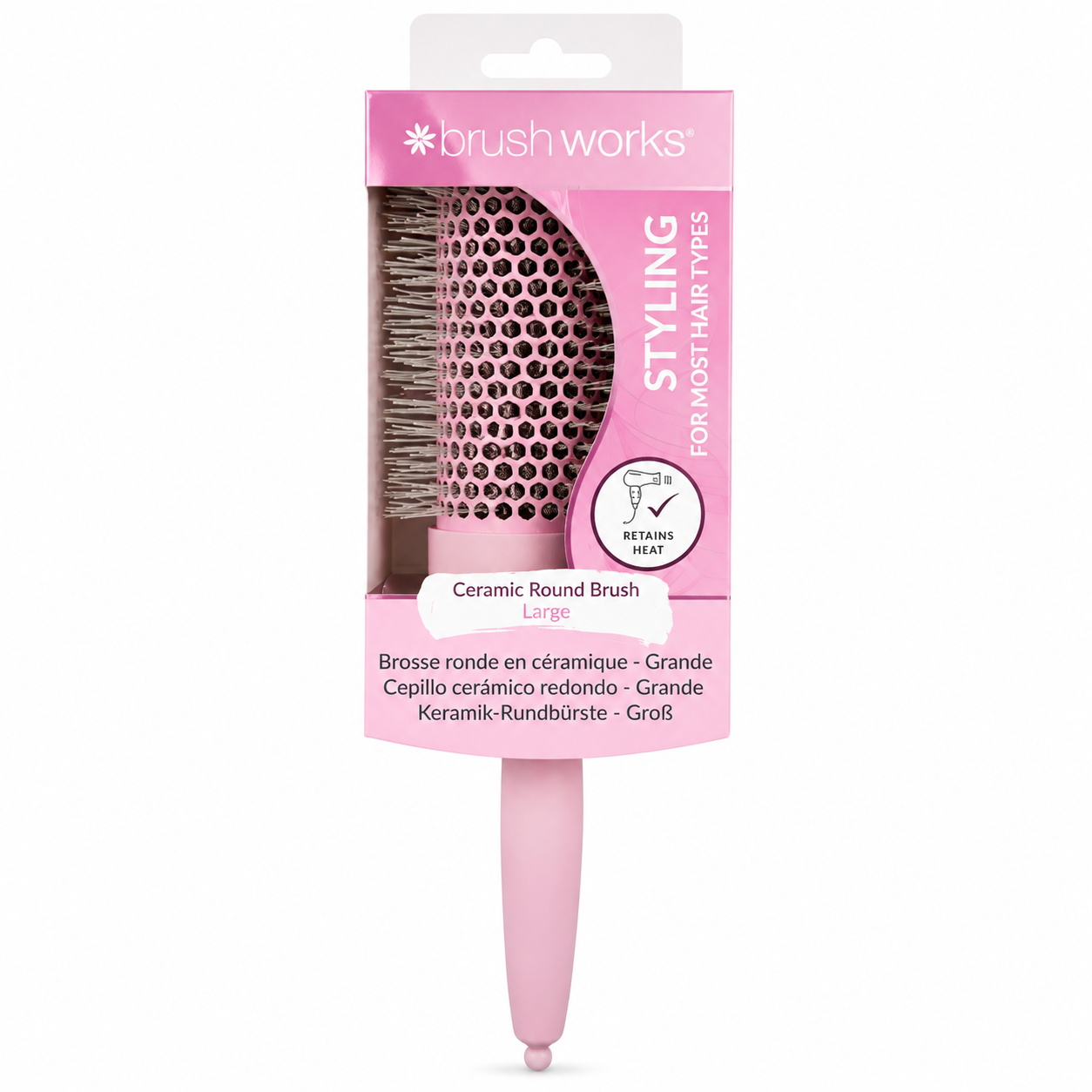 Brushworks Round Radial Brush - Large