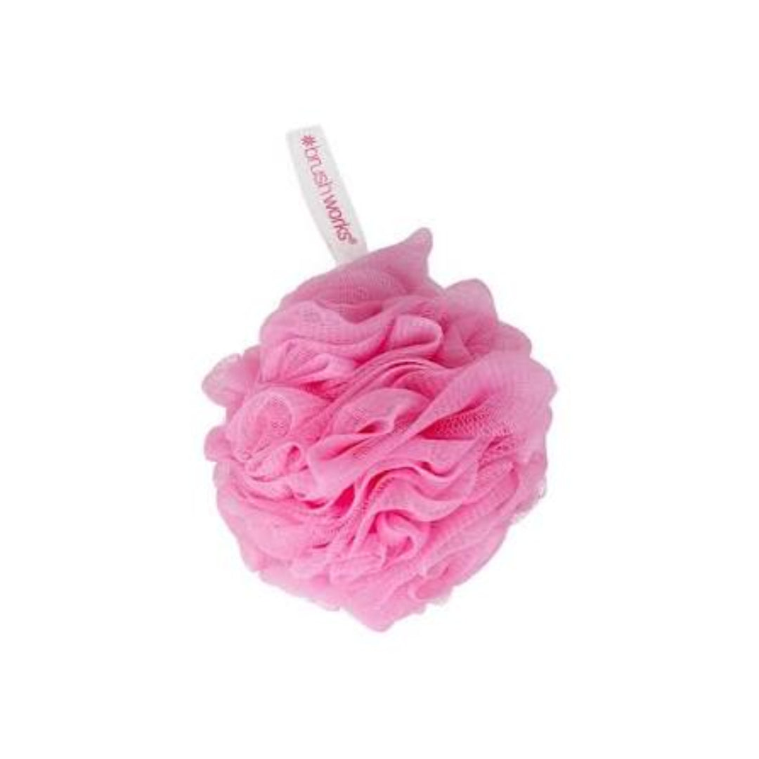 Brushworks Shower Pouf - Pink