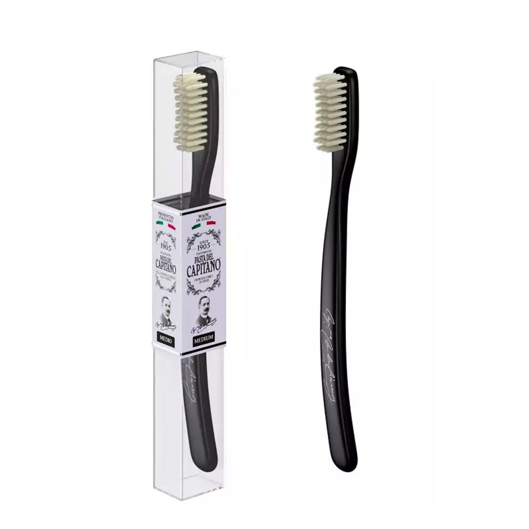 CAPITANO Replay Toothbrush Medium Black