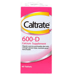Caltrate + Vitamin D 600 Mg Tablets 60 Pieces