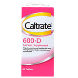 Caltrate + Vitamin D 600 Mg Tablets 60 Pieces