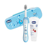 Chicco Toothbrush & Toothpaste with Fluoride - Blue