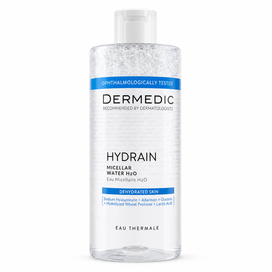 DERMEDIC Hydrain Micellar Water H2O for Dehydrated Skin – 500 ml