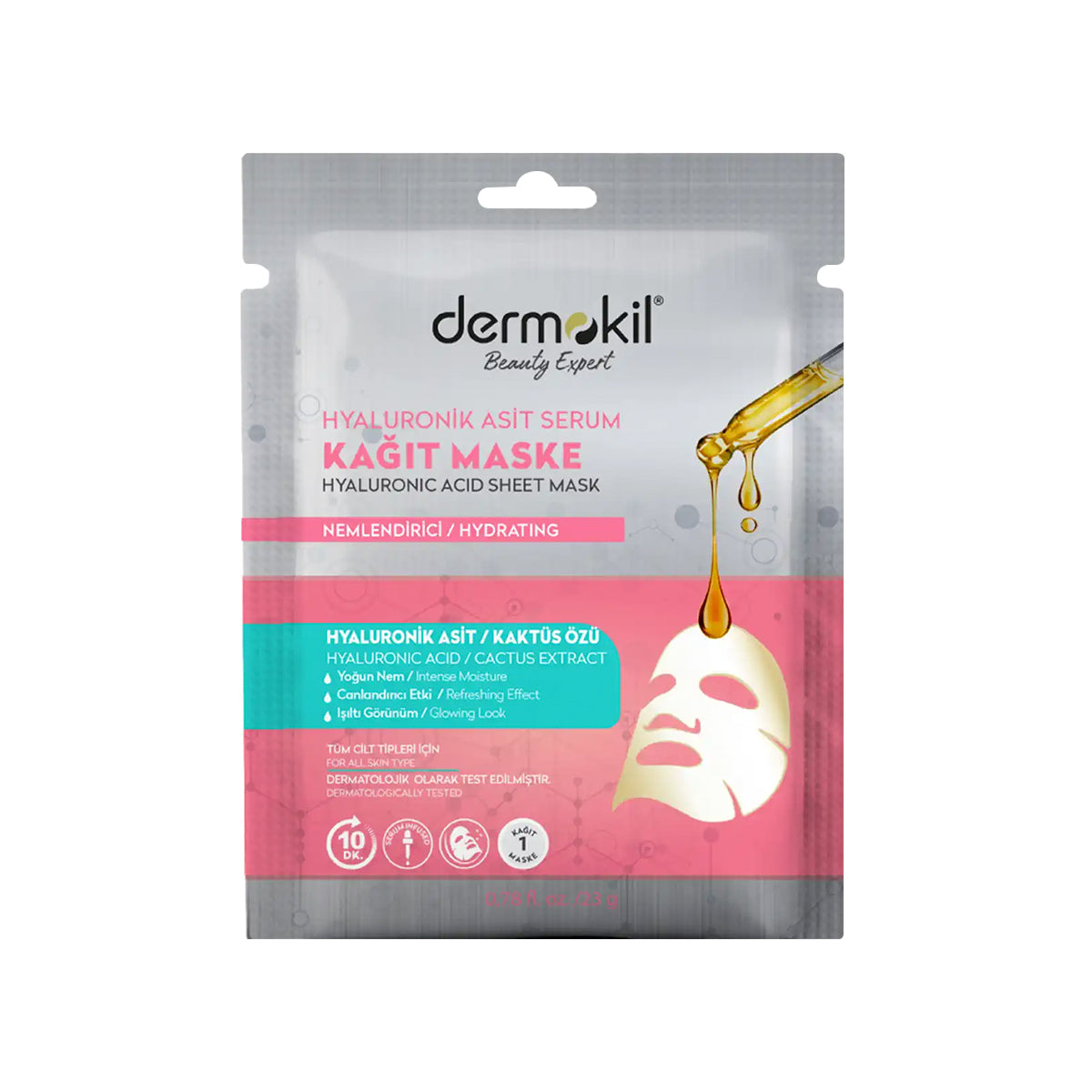 DERMOKIL Hydrating Hyaluronic Acid Sheet Mask