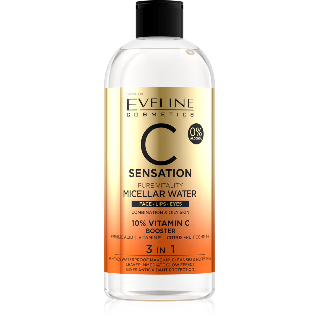 EVELINE C Sensation Pure Vitality Micellar Water 3in1 - 400ml