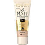 EVELINE Foundation & Concealer 4 in 1 Matte Anti-Pollution No. 102 Vanilla 30 ml
