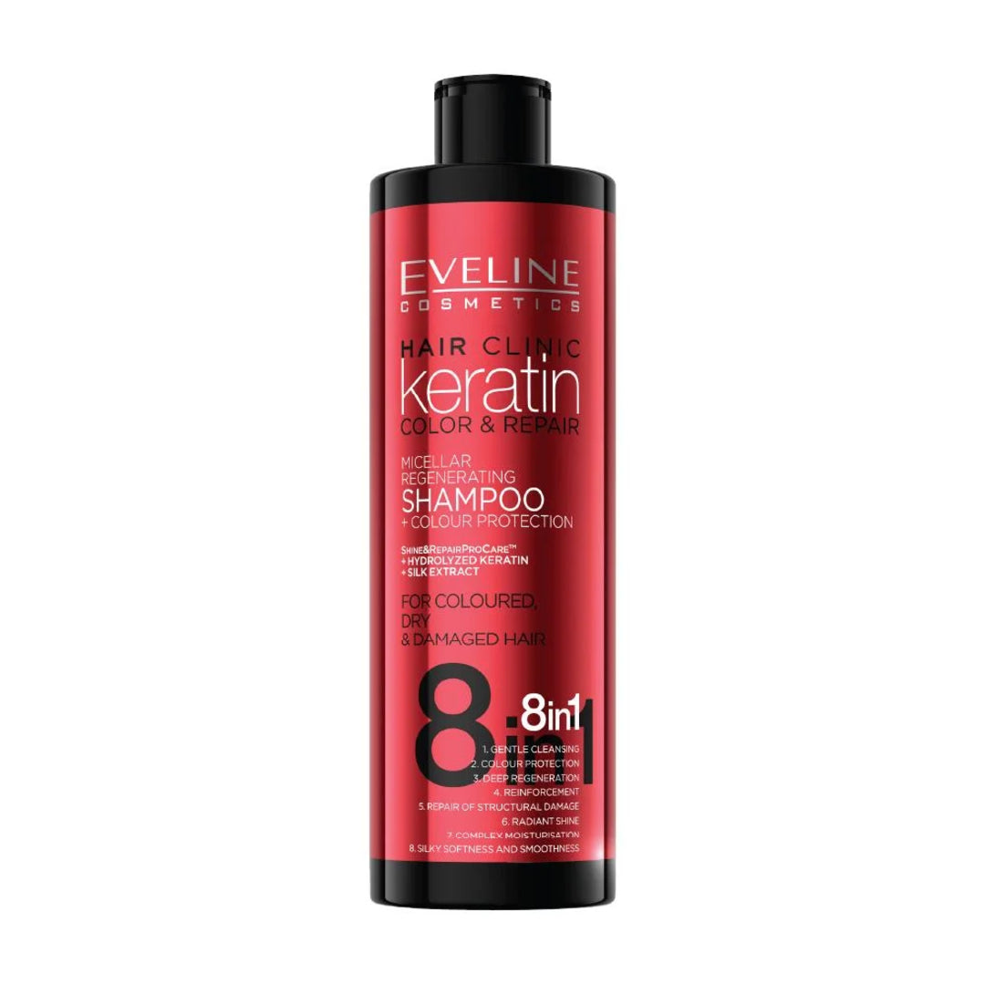 EVELINE Keratin Micellar Regenerating Shampoo 400ml 