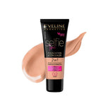 EVELINE Selfie Time 2 in 1 Foundation and Concealer 02 Ivory - 30ml