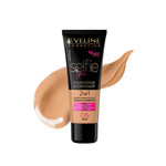 EVELINE Selfie Time 2 in 1 Foundation and Concealer 06 Honey - 30ml