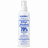 Energy Cosmetics Ethyl Alcohol 70% Antiseptic Disinfectant Solution 150 ml