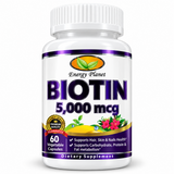 Energy Planet Biotin 5000 mcg – 60 Capsules