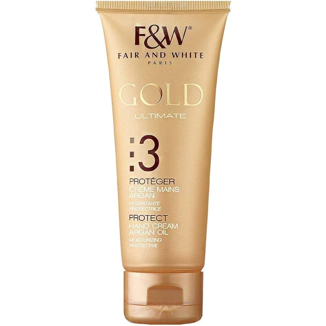 FAIR & WHITE Gold 3 Hand Cream With Argan Oil 75ml