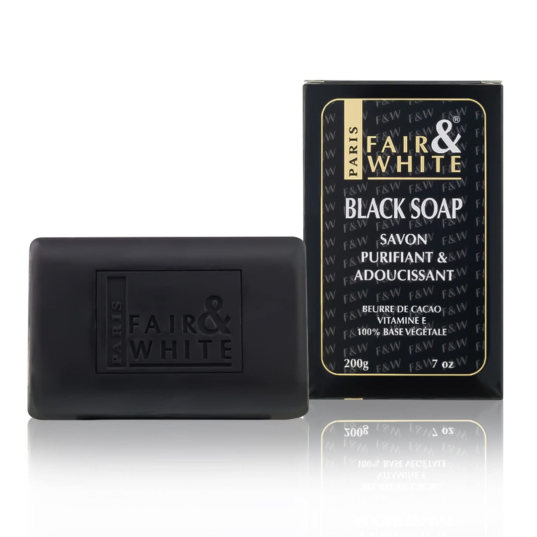 FAIR & WHITE Original Black Soap 200g