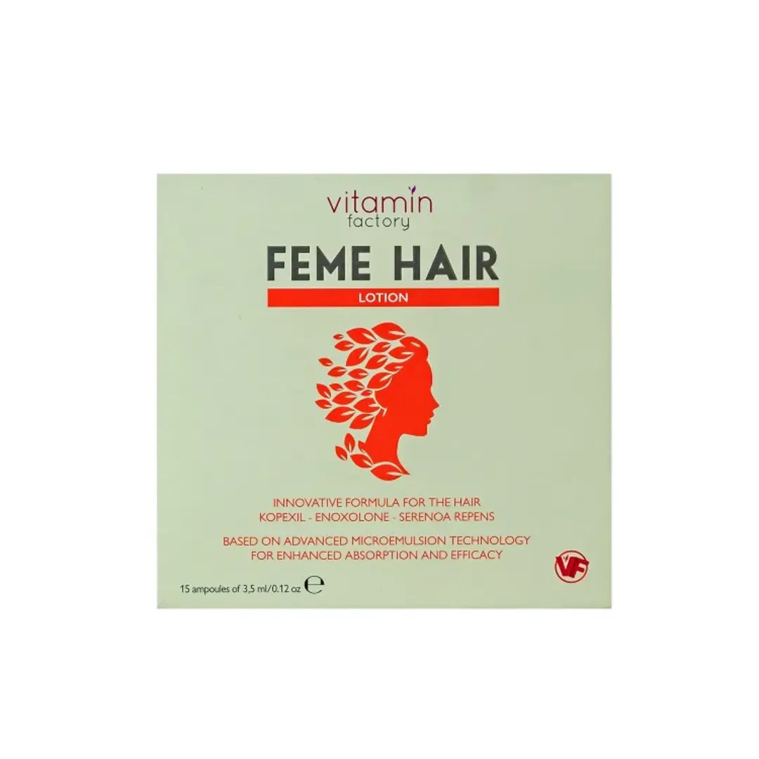 Feme Hair Lotion – 15 Vials x 3.5 ml