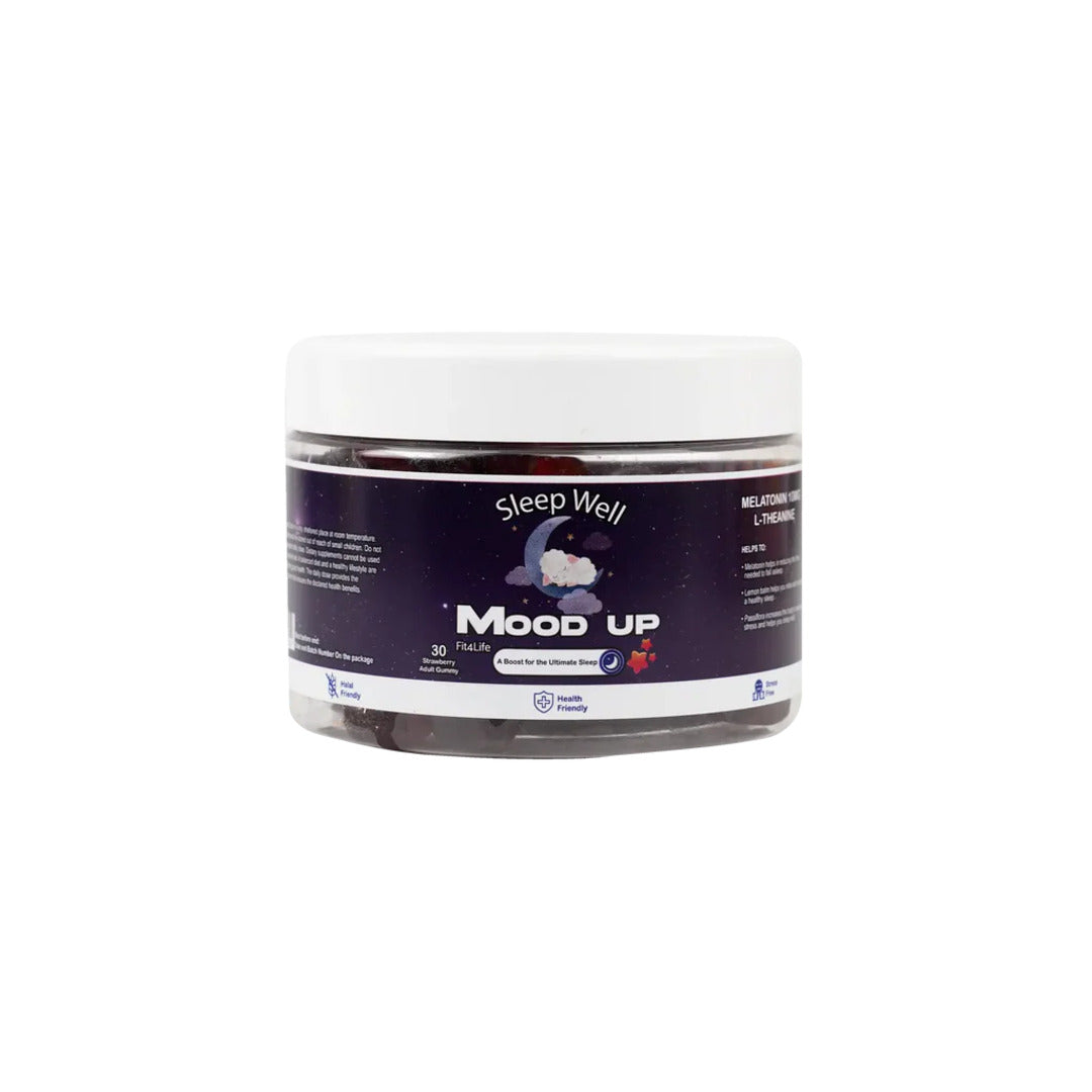Fit 4 Life Mood Up Strawberry Adult Gummy 30 Pcs
