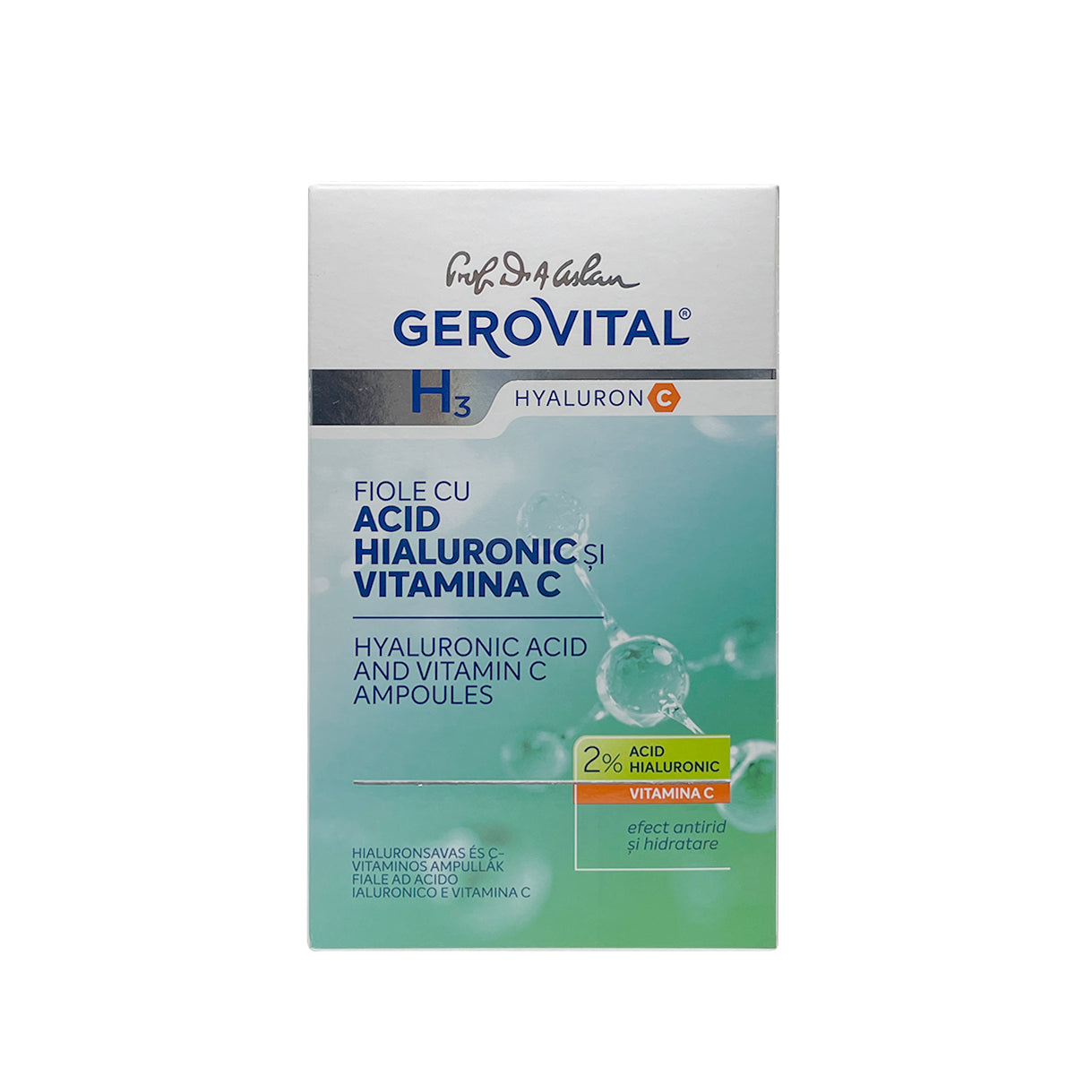 Gerovital Halyornic Acid & Vit C Amlps