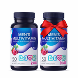 Livs Mens's Multivitamin 50 Gummies ( 1 + 1 )
