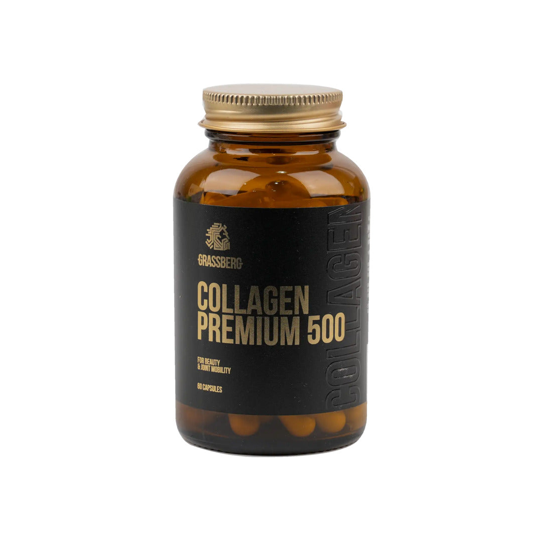 Grassberg Collagen Premium 500 mg + Vitamin C 60 Capsules