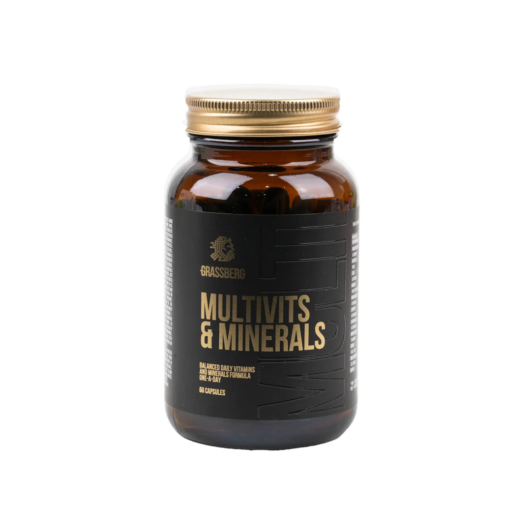 Grassberg Multivits & Minerals Capsules, 60 Capsules