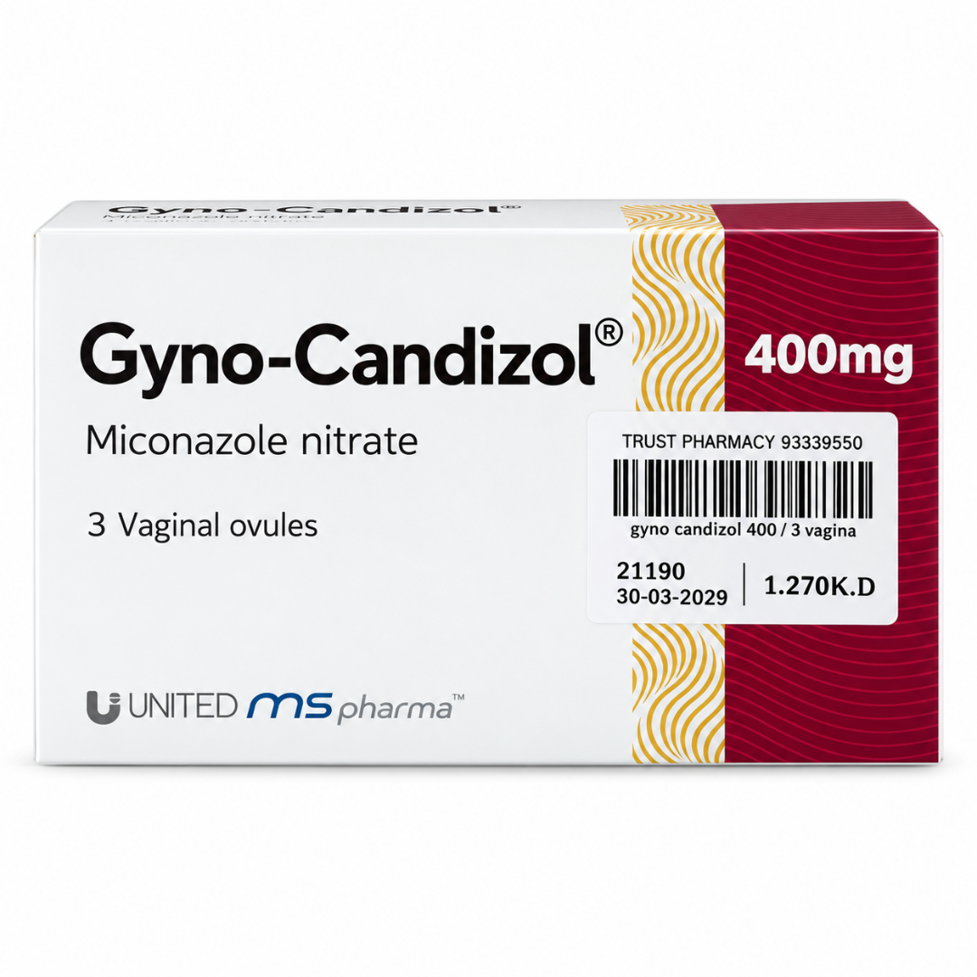 Gyno-Candizol 400 mg Vaginal Ovules – 3 Ovules