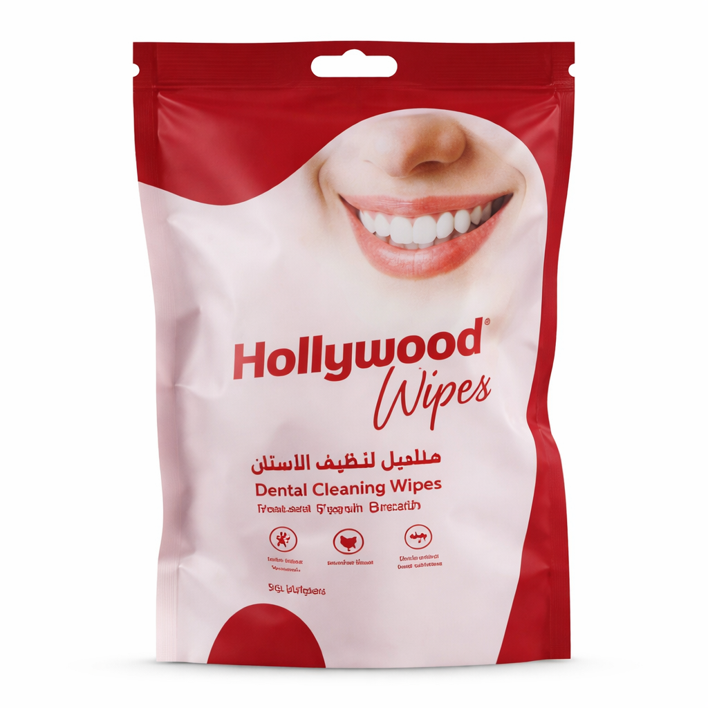 Hollywood Dental Cleaning Wipes (10 Wipes)