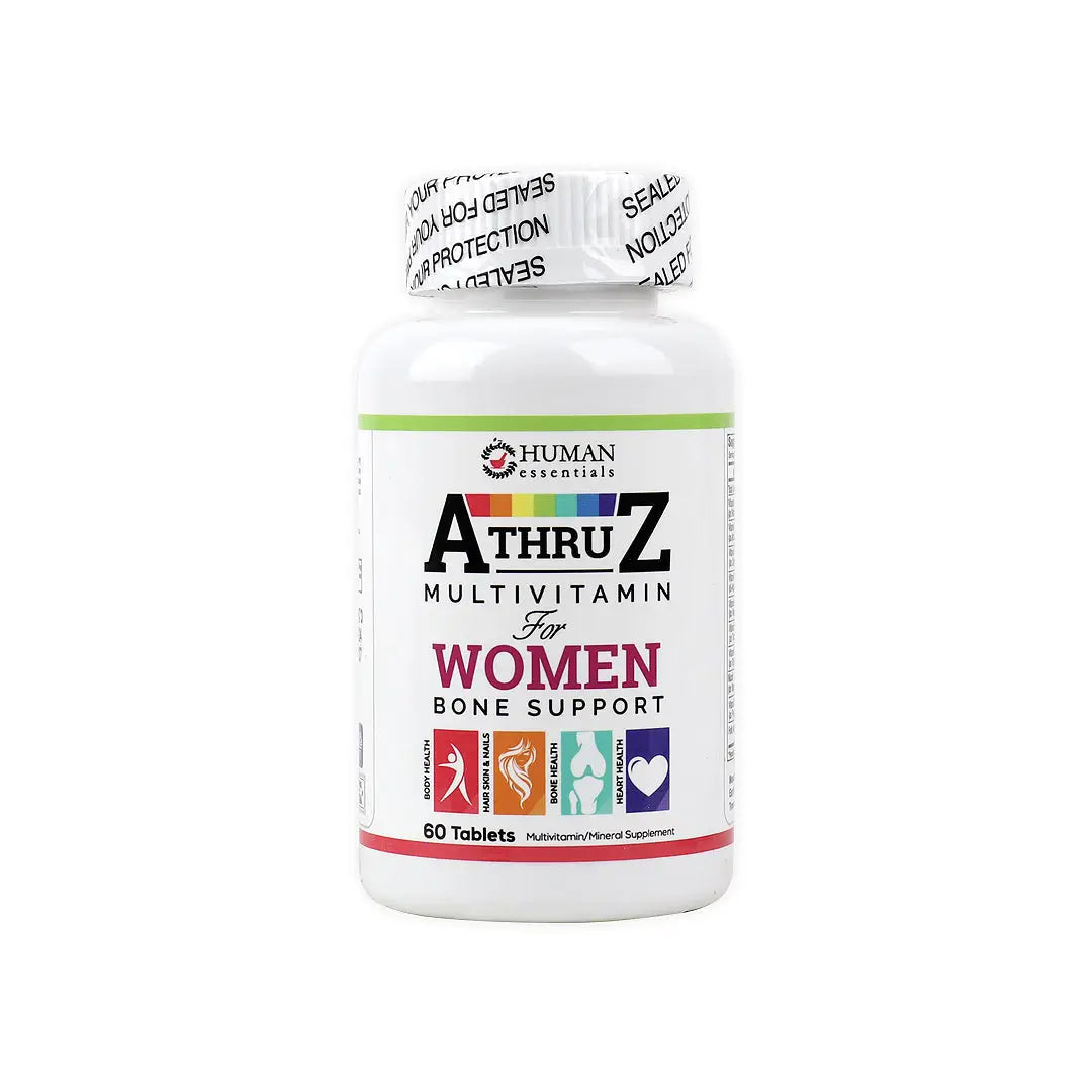 Human Essentials A Thru Z Multivitamin for Women – 60 Tablets