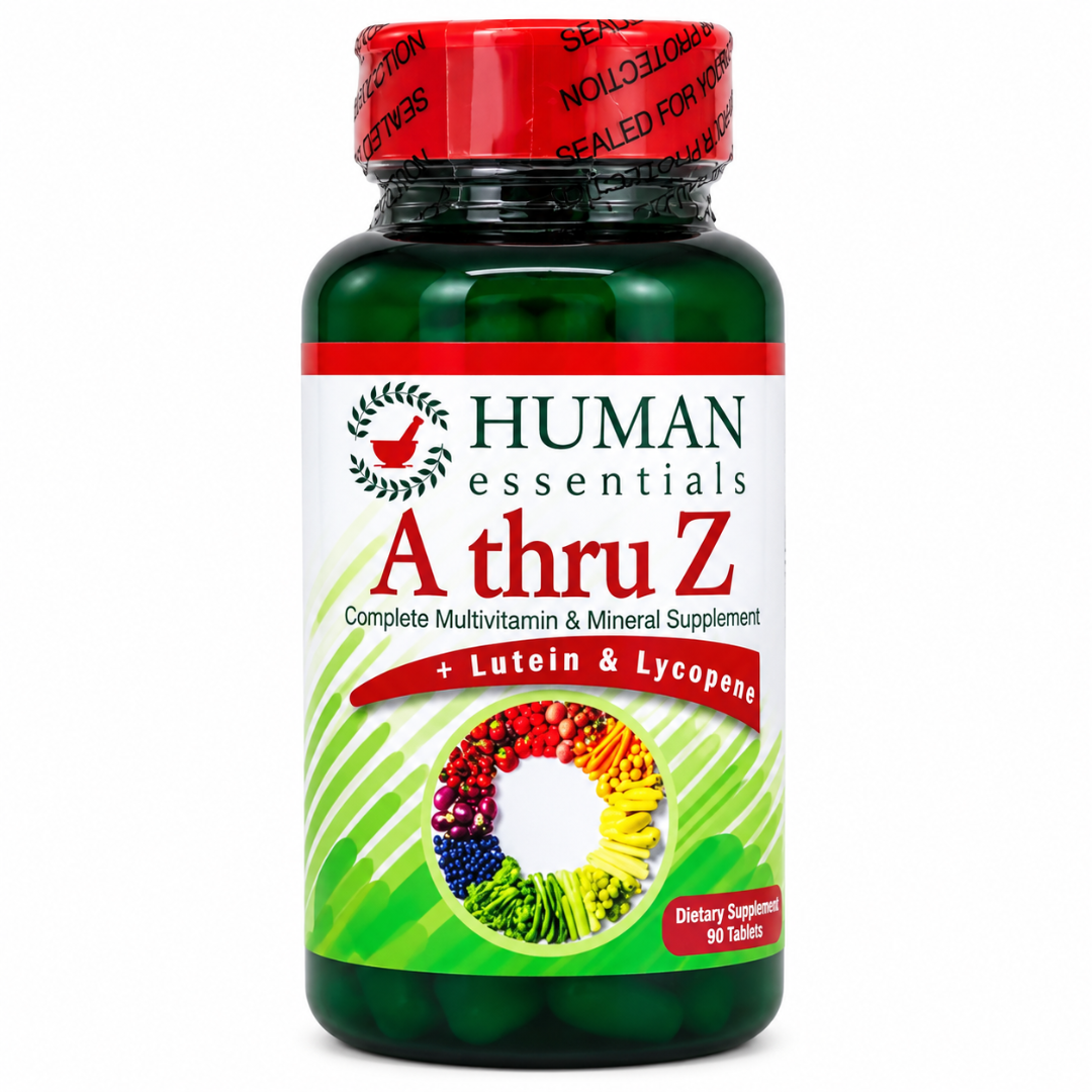 Human Essentials A Thru Z Multivitamin & Mineral Supplement – 90 Tablets