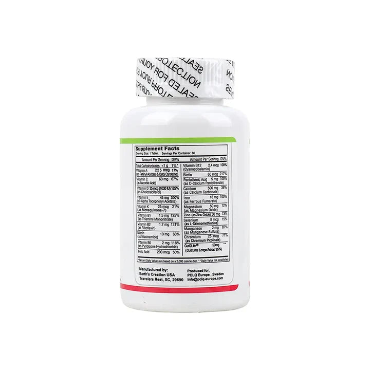 Human Essentials A Thru Z Multivitamin for Women – 60 Tablets