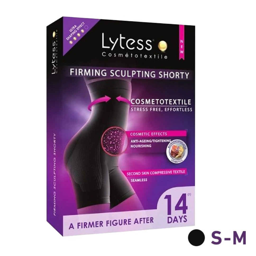 LYTESS_Firming_Sculpting_Shorty_Black_Color_S-M