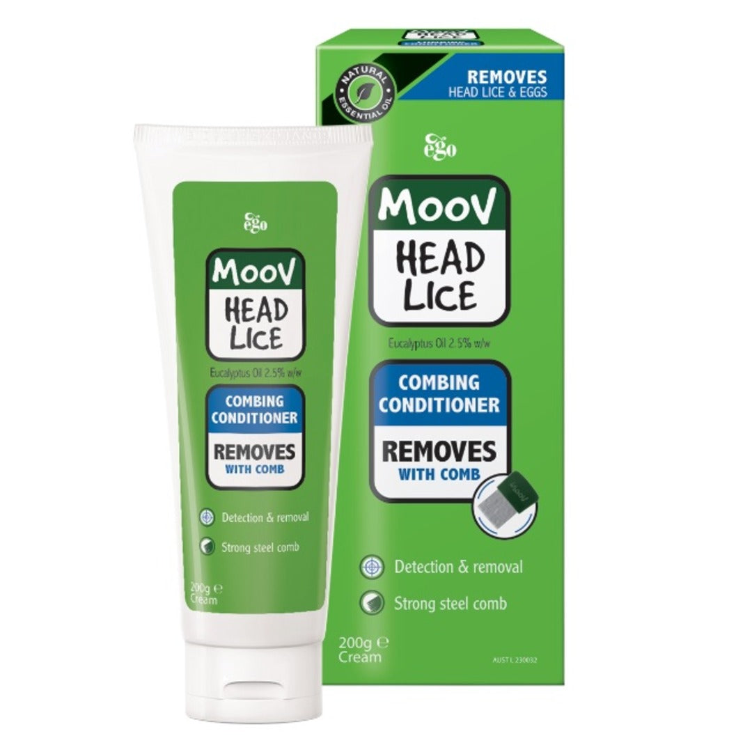 MOOV Head Lice Combing Conditioner With Comb 200ml