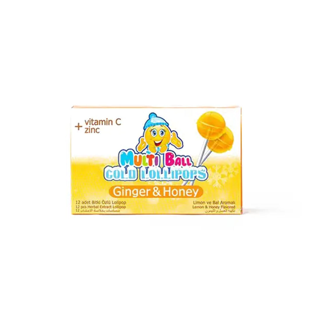 MULTIBALL Cold Lollipops Ginger & Honey 12 Piece