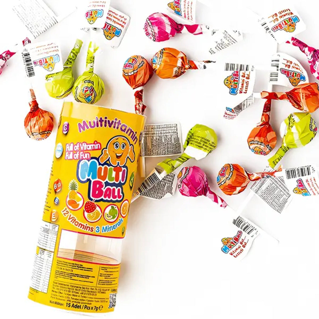 MULTIBALL Multivitamin Full Of Vitamin 15 Piece