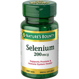 Nature's Bounty Selenium 200 mcg Tabs 100'S