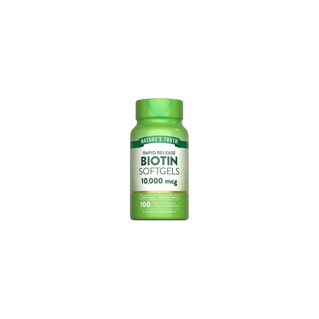 Nature's Truth Rapid Release Biotin 10000 mcg 100 Softgel