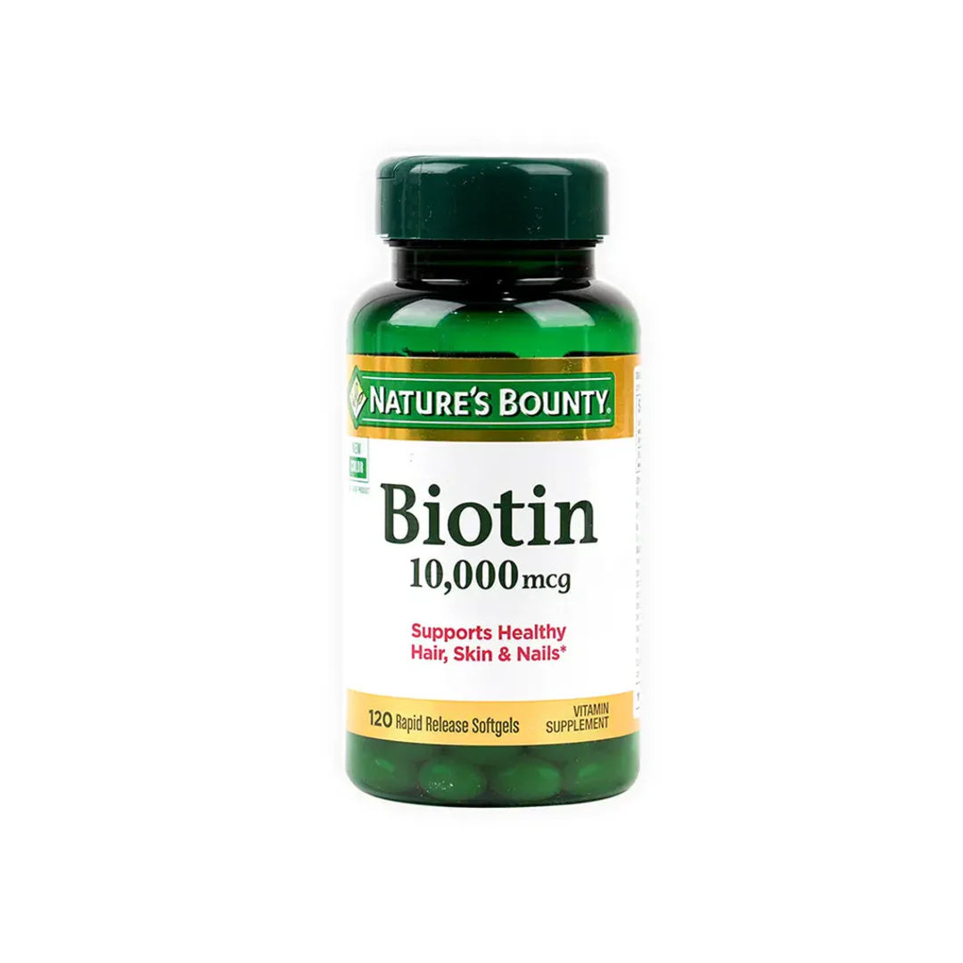 Nature's Bounty Biotin 10000 mcg 120 Softgels