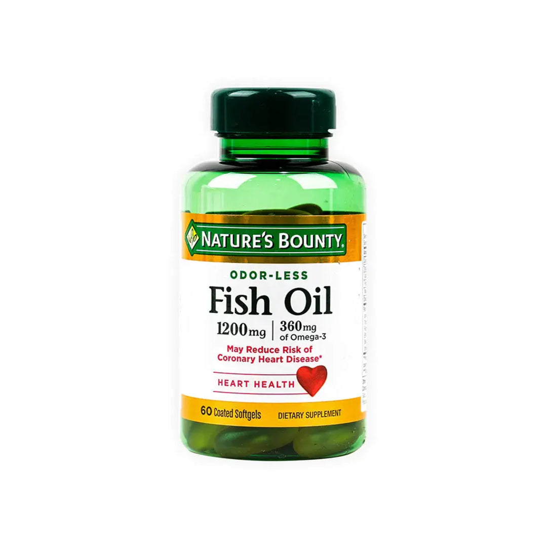 Nature's Bounty Odorless Fish Oil1 200mg 60 pcs