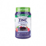 Nature's Truth Extra Strength Zinc 50 mg Mixed Berry Flavor 60 Vegan Gummies